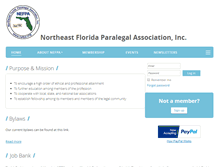 Tablet Screenshot of nefpa.org